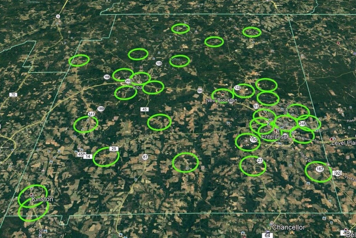 Sirens Location 1 Mile