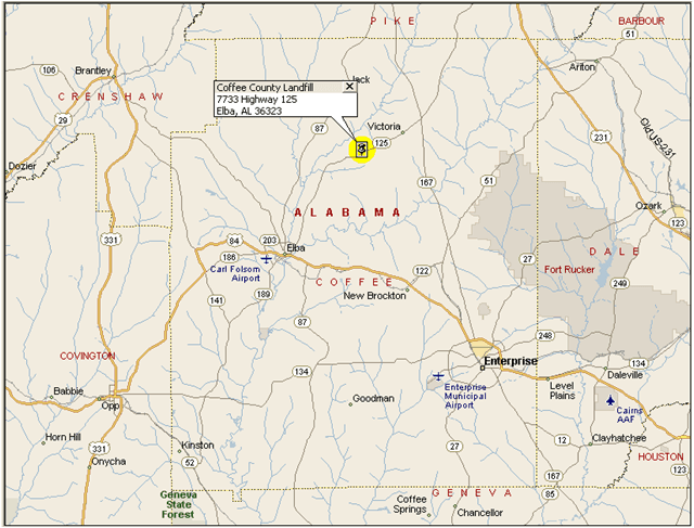 Directions to the landfill